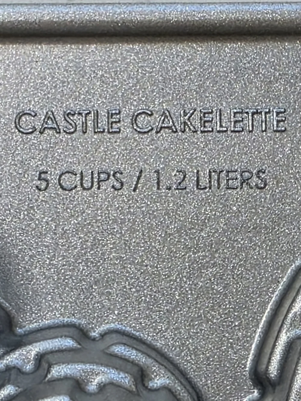 Nordic Ware Sand Castle Cakelette Pan 5 Cups/1.2L Mini Cakes Bakeware 6 Cavity